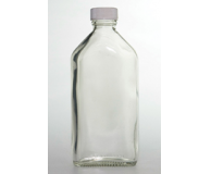 Oval Glass Bottle With Autoclavable Lid, 100 ml