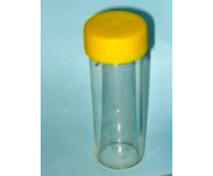 Flat Bottom Container & Screw Cap, Sterile, 30 ml 