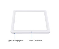 White LED Light Panel (22 x 22 cm)